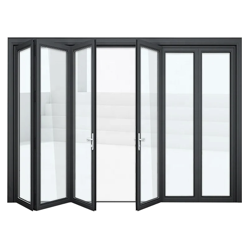 
Good price accordion folding door hot sales aluminium folding door for villa 