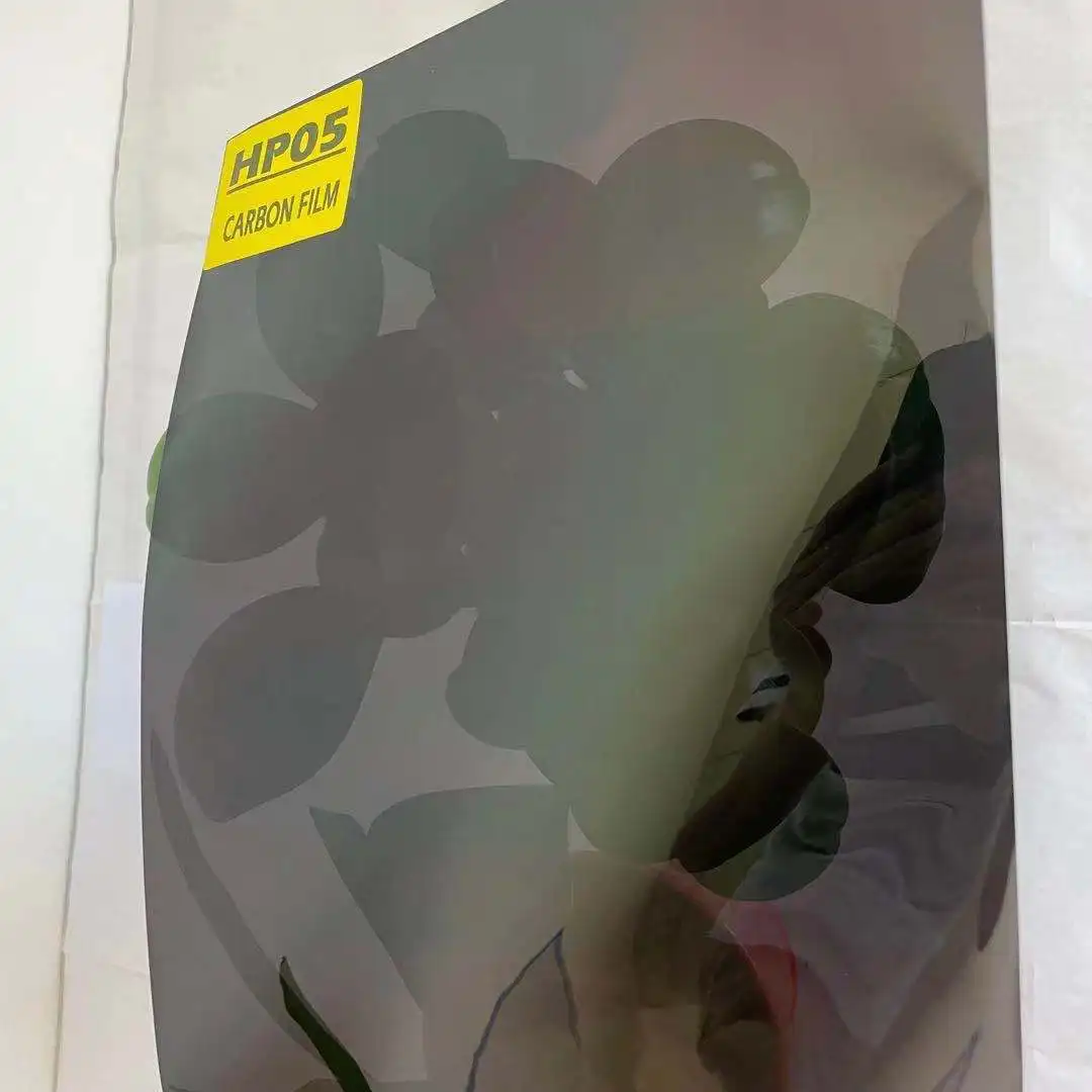 HP05 CARBON FILM SUPER BLACK 5% IR CUT 76% WITH 10 YEARS WARRANTY SUN STRIP SOLAR CONTROL AUTOMOTIVE CAR WINDOW TINT CARBON FILM