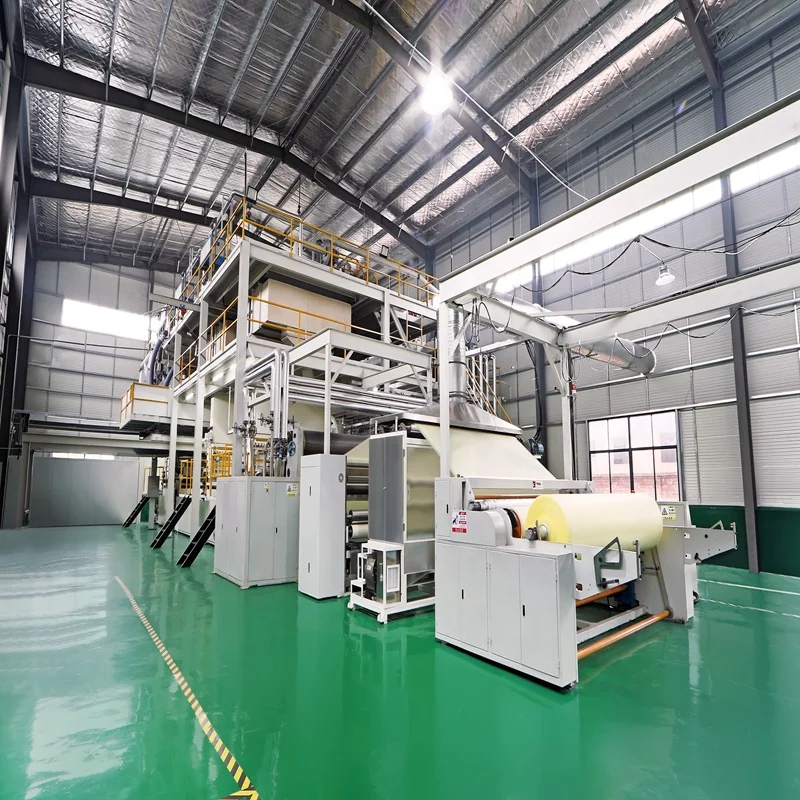 SS PP Spunbonded Nonwoven Fabric Making Machine HG-1600SS