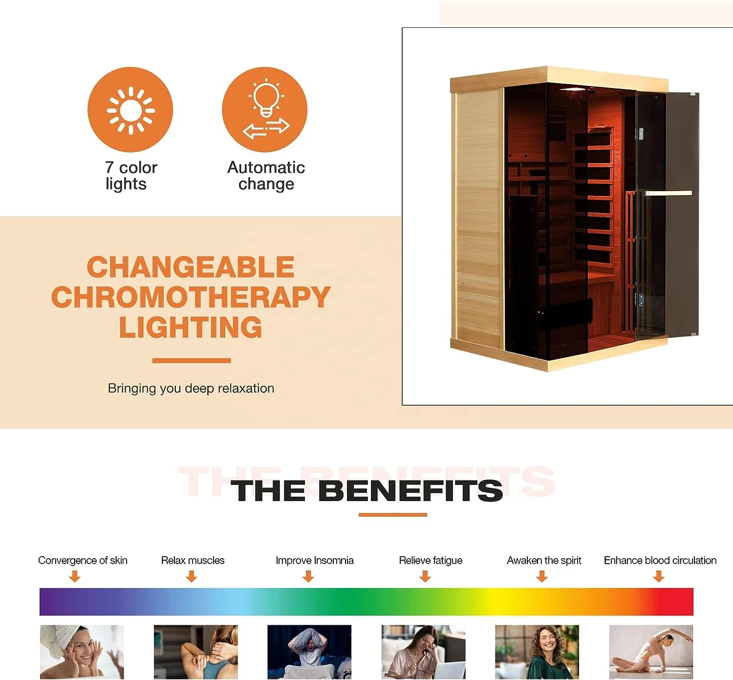 Customize 1-2 Person Indoor Hammam Wood Sauna Combo Steam Shower Personal Home Room Infrared Sauna with Warm-up Heater Tube