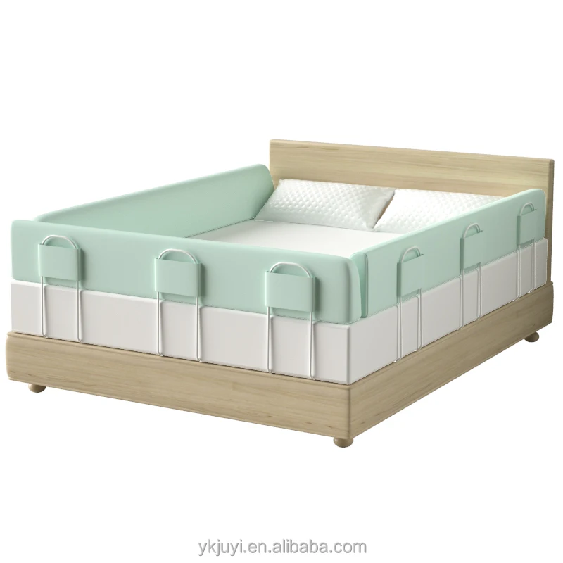 Baby crib guardrail super long, large baby safety, flexible guardrail belt to enhance safety