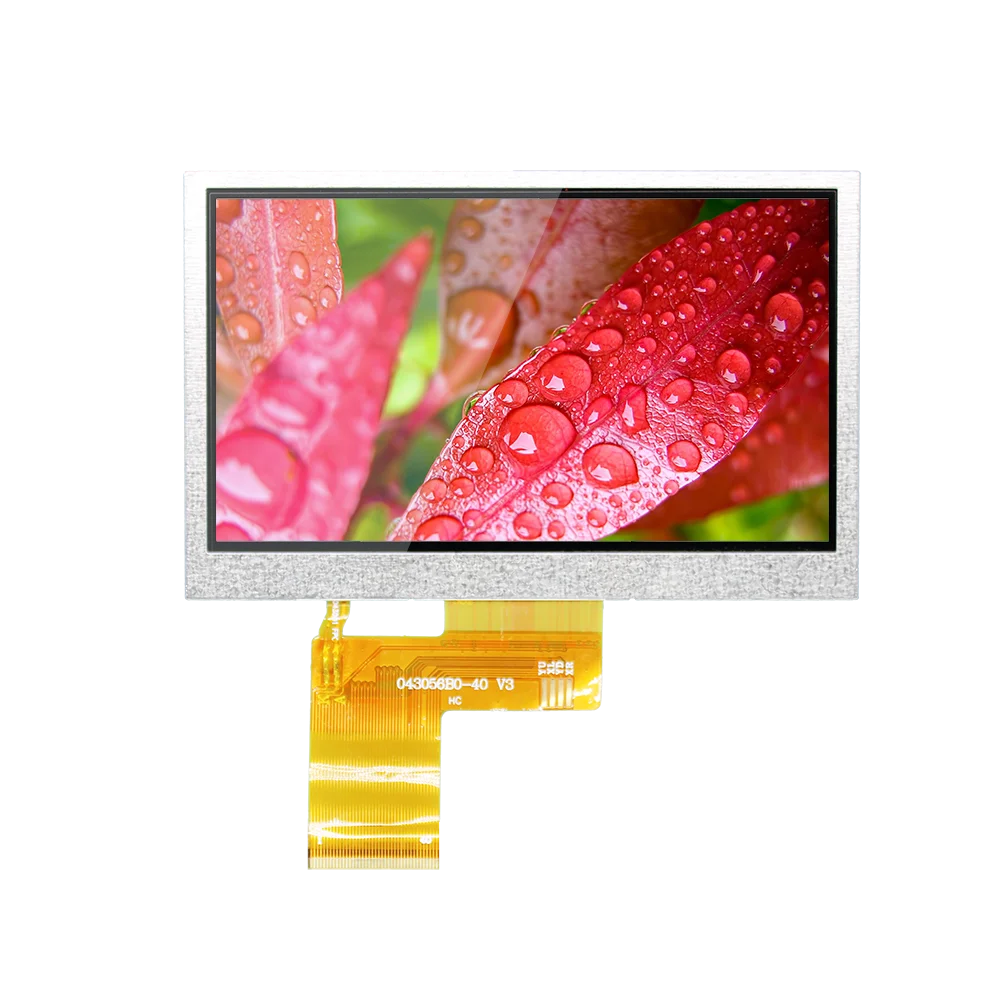 TDO custom landscape 4.3 inch  TN Touch Panel Optional  TFT LCD display with RGB Interface