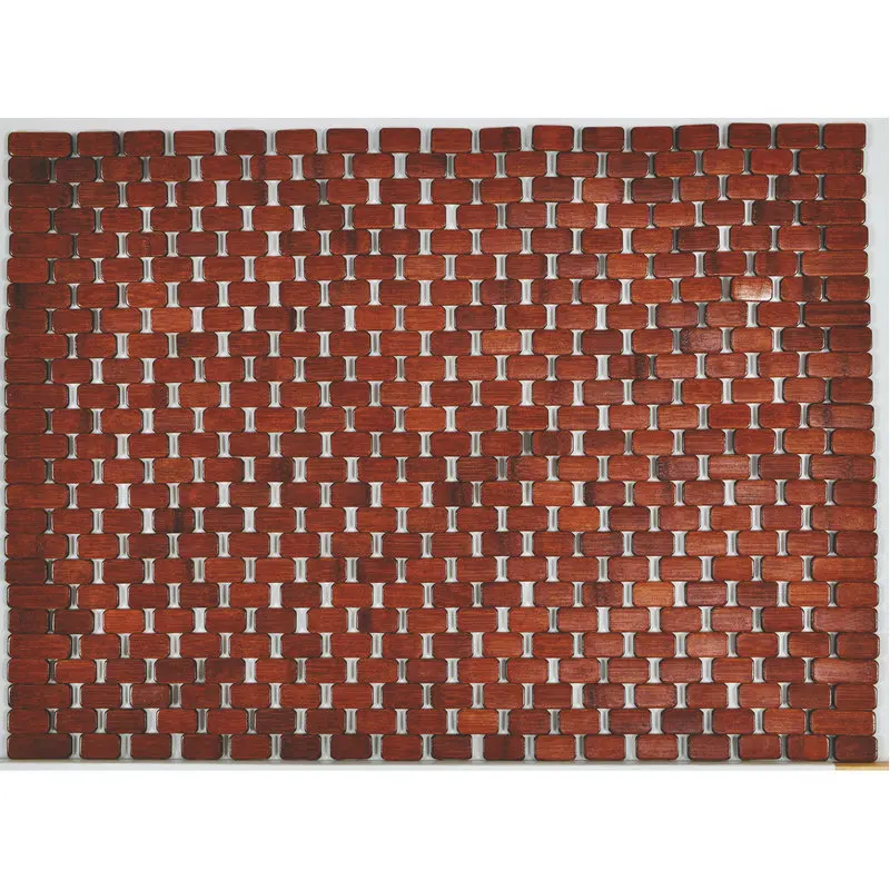 Custom Wholesale Bamboo Wooden Shower Mat Non-Slip Bath Mats Rectangular shape Bamboo Shower Mat