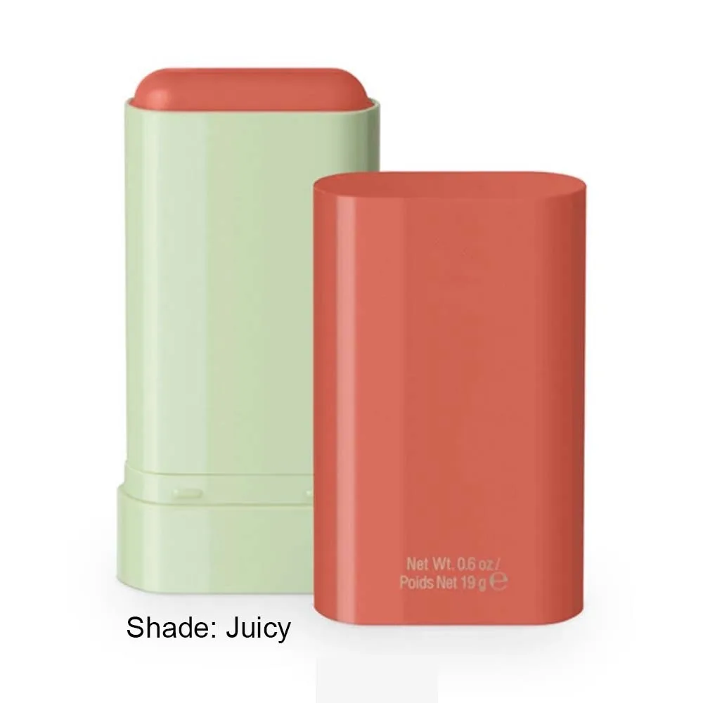 On the Glow Mineral Cream Blush Stick Dewy Natural Silky Smooth Red Pink Orange Color for Face