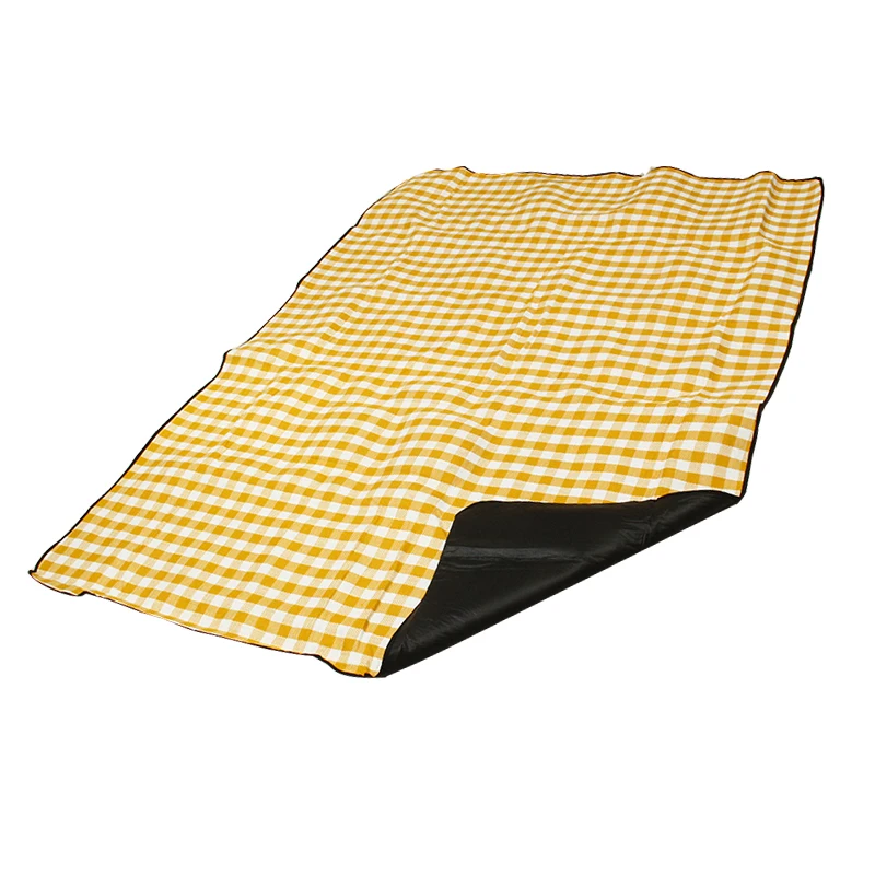 Cheap Hot Sale  Good Quality Polyester Fleece Sponge Waterproof Roll-up Outdoor Camping Mat Beach Picnic Barbecue Mattress