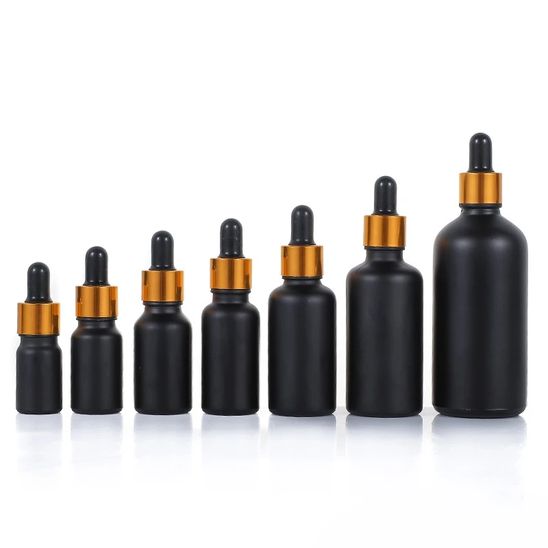 Essential Massage Oil Pipette Refillable Bottles Frosted Container