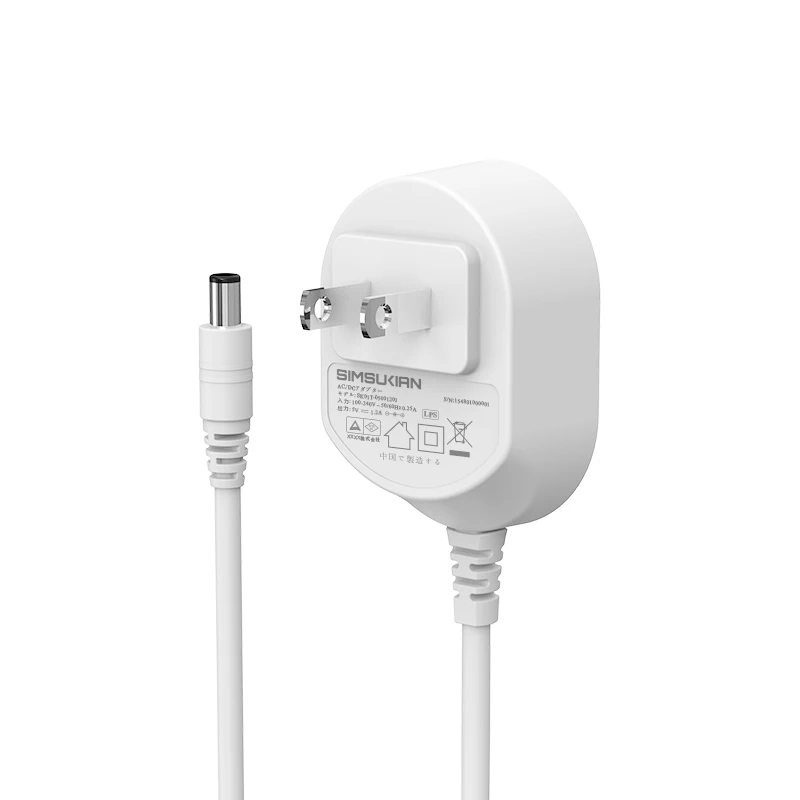 100V 110v Plug 5.9v 1.5a Power 1a Dc 2a 5v 2.4a 2.6a 9v 0.6a For Router 1.3a Japan Switching Supply Adapter Wallmount Pse