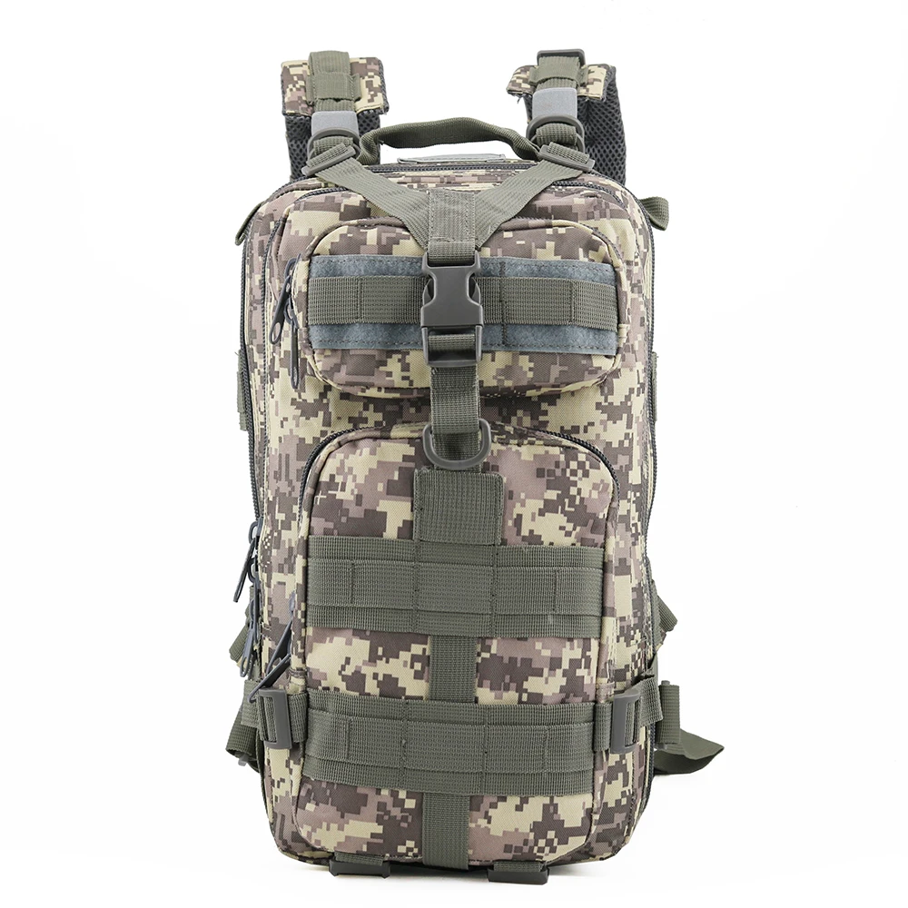 Small 25L Lightweight Tactical MOLLE Bag Outdoor Travel Daily Use Rucksack Pack Water-Repellent Hunting Hiking Climbing Backpack