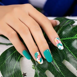 Transparent watermelon for summer holiday 16 strips 100% nail polish strips nail art stickers nail wraps