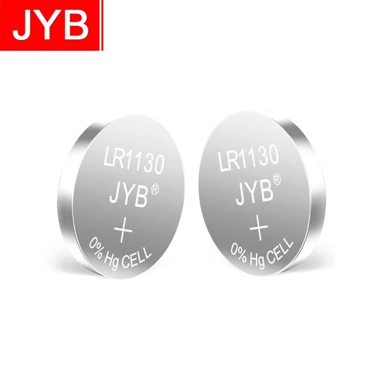 JYB a10 batteries ag10 lr1130 coin type cells