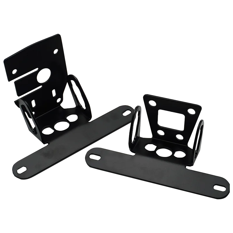 Custom Sheet Metal Fabrication Stainless Steel Black Spray Paint Stamping Parts Sheet Metal Stamping