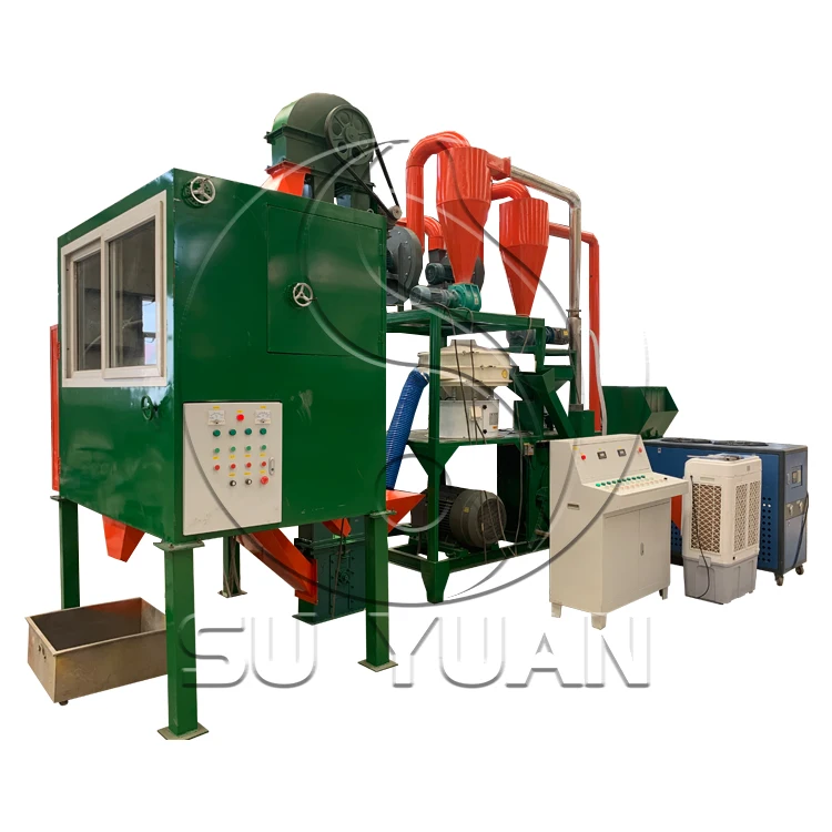 Pvc,Pet,Abs Mixed Plastic Flake Aluminum Plastic Electrostatic Separator/scrap Medical Blister Separation Recycling Machine