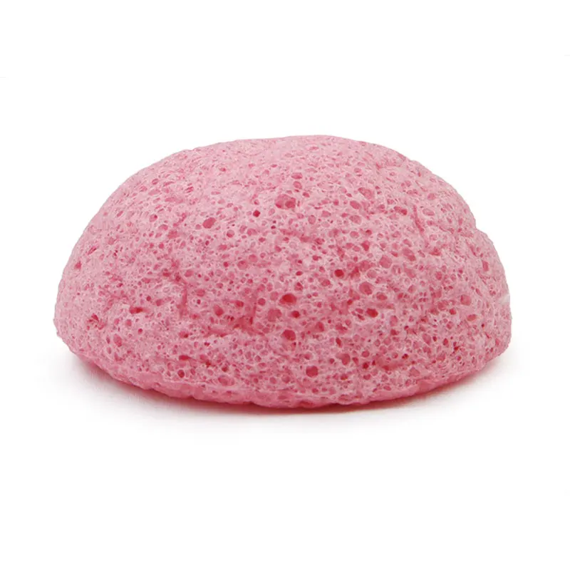 100% натуральная Органическая косметическая губка Bebevisa Konjac Rose для очистки