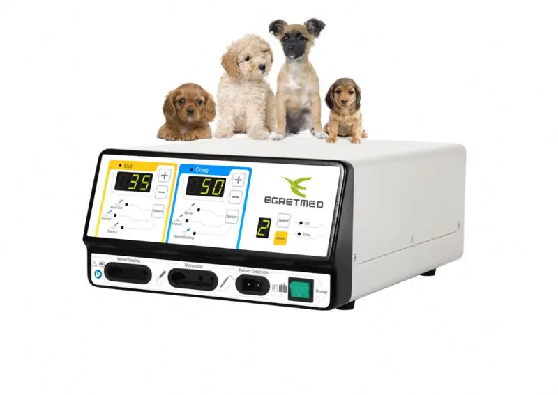 Портативный высокочастотный ветеринарный инструмент моно и биполярный электрохирургический аппарат для ухода за животными