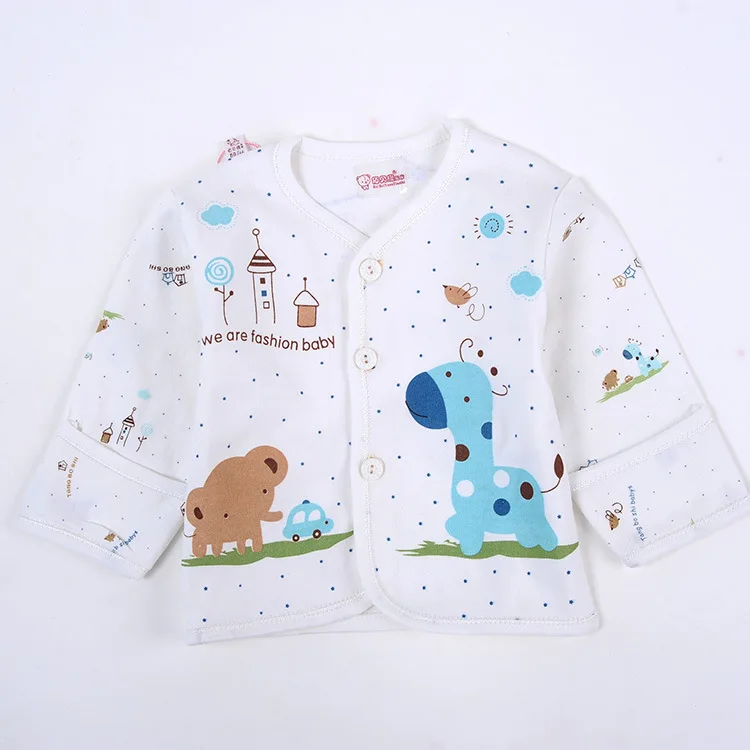 Hao Baby New Style Pure Cotton Boys Long Sleeve Clothes Infant Baby Clothing Newborn Underwear Five Pieces Sets