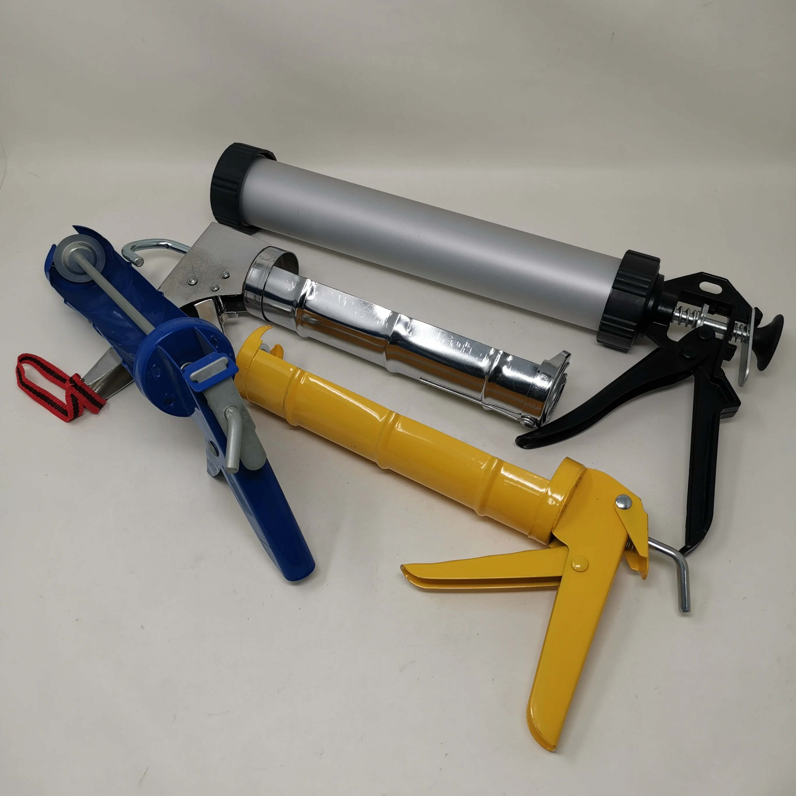 2024 Custom 10.5 inch Blue Color Metal Cordless Caulking Guns Caulking Gun