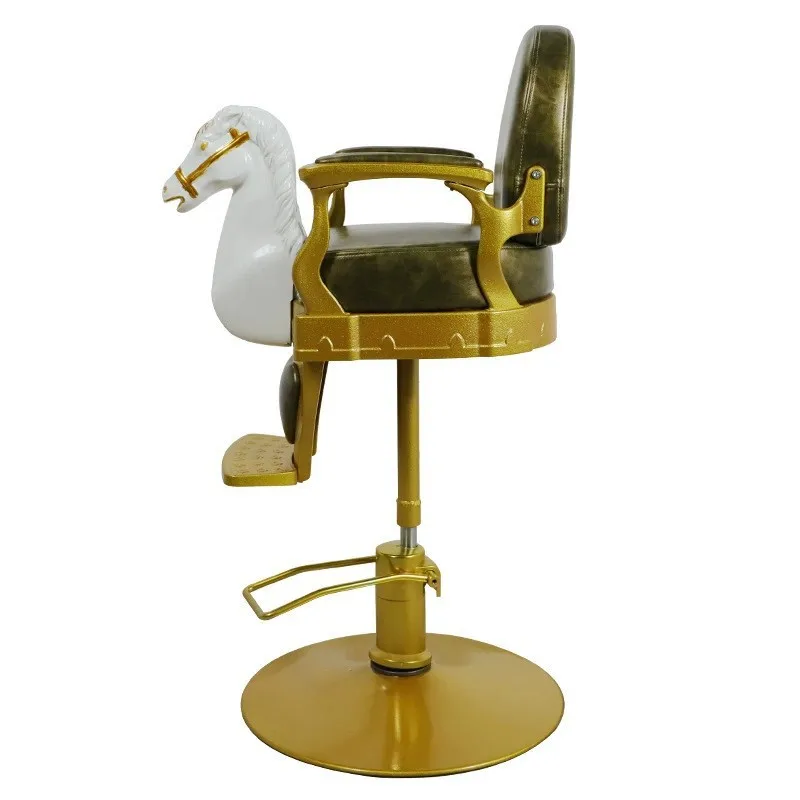 Kids Cartoon Children Comfortable Rotate Hydraulic Hair Cutting Beauty Salon Massage Hair Salon Chairs Barber Chair