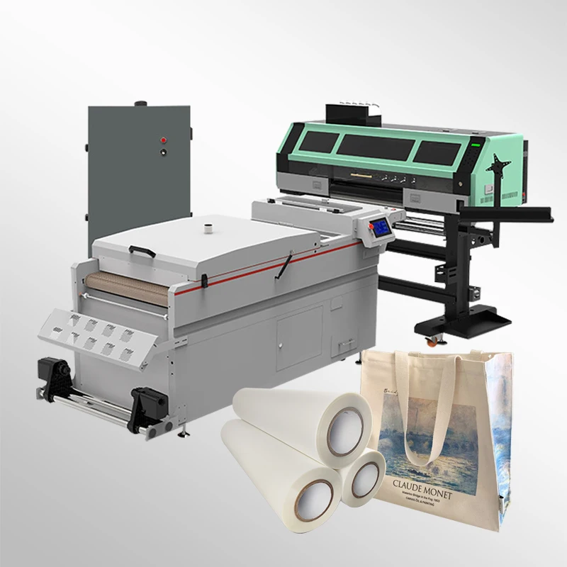 Hot sell cheapest 24 60cm dtf printer 4 head I3200 xp600 dtf printer printing machine set