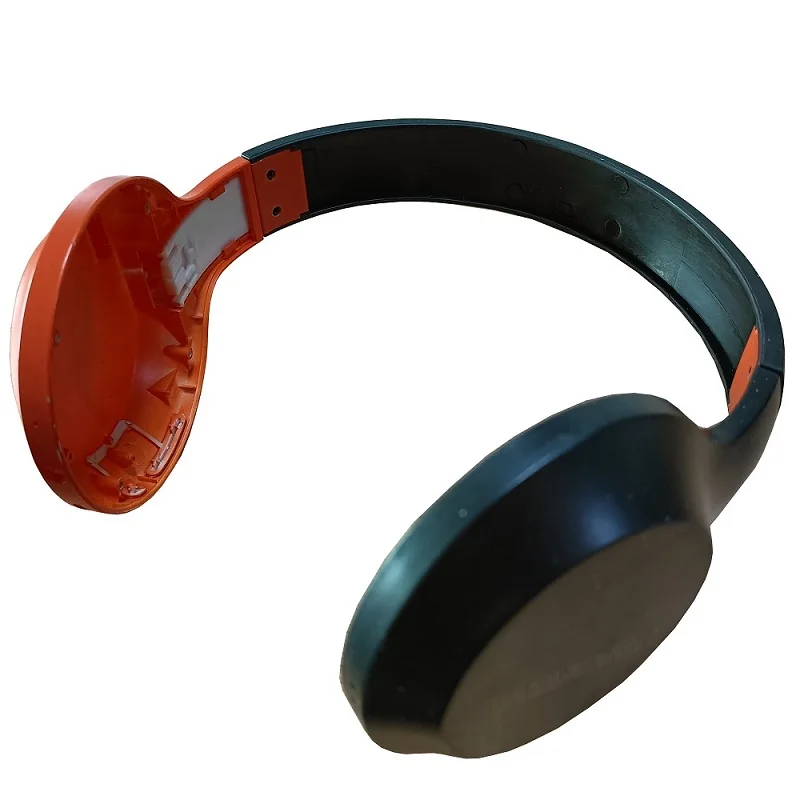 injection molded plastic shell for headphone component