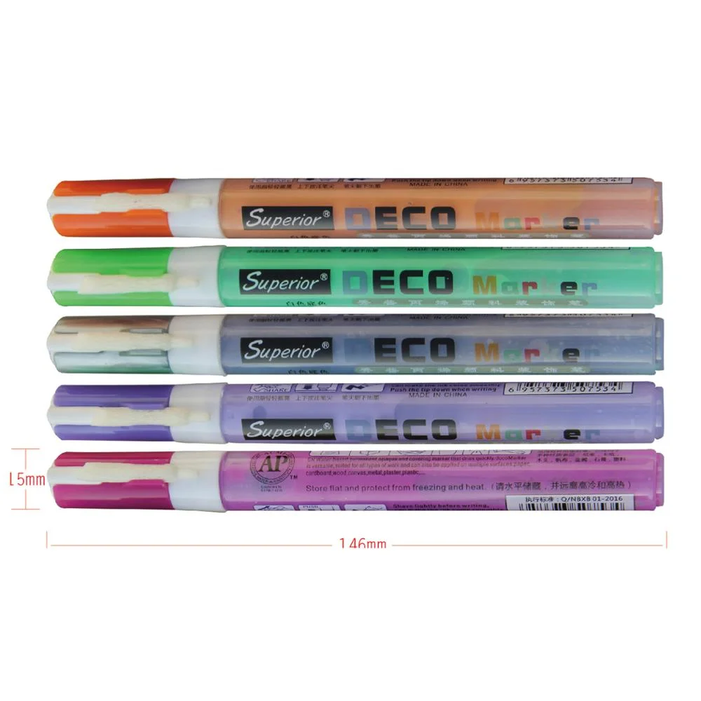 60 Colours Superior Waterproof New Acrylic ink Marker Paint Set Pump  with Replace Nib for Paper Wood Canvas