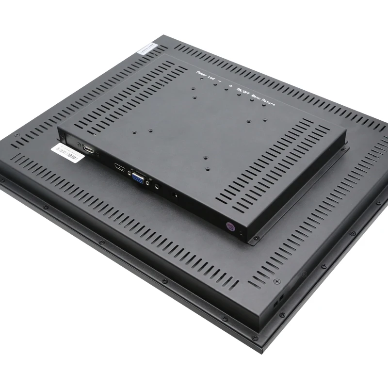 metal case embedded high brightness outdoor 17 inch lcd open frame monitor