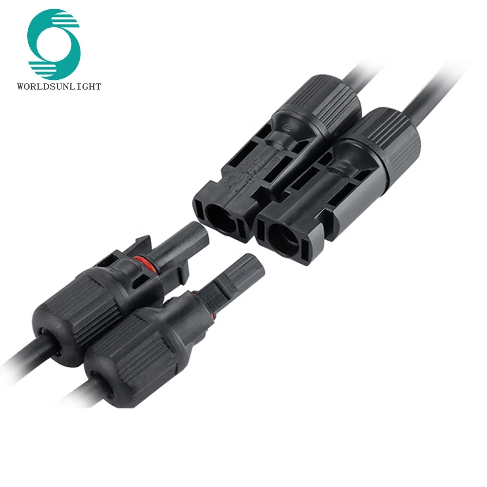 WSPVCC CE waterproof IP67 Male/Female Solar Panel cable Connectors
