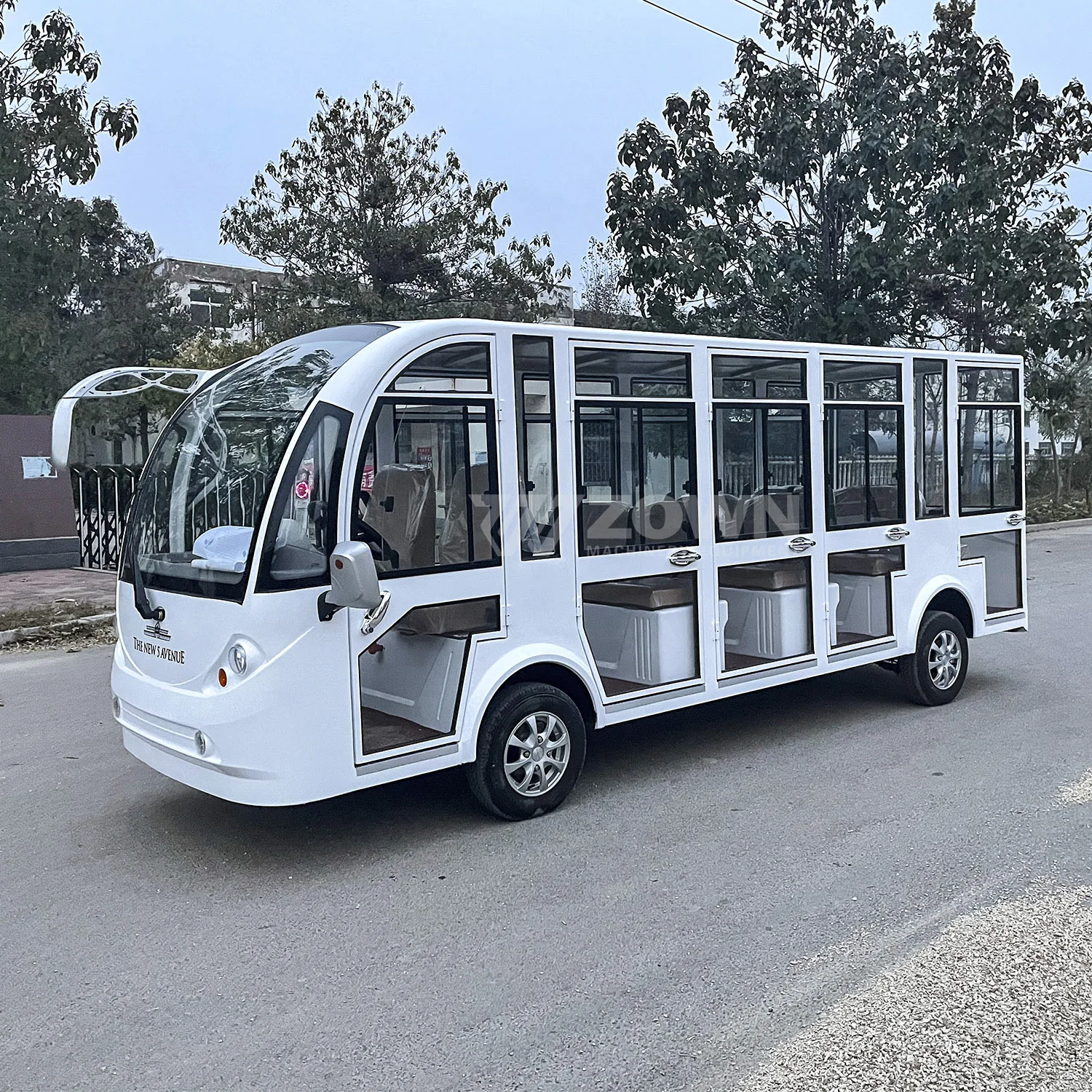 High Quality City Electric Tourist 14 Seat Bus Sightseeing Cars Shuttle Bus