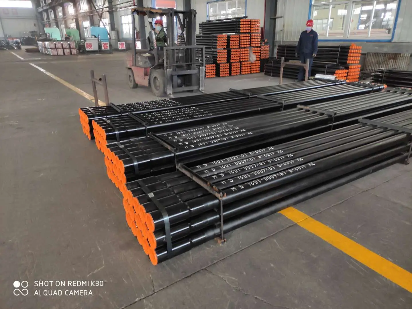 Horizontal Directional Drilling Machine Pipe HDD Drill Rod For Chinese Brand HDD Machines 102x6000mm Thread Type NC38