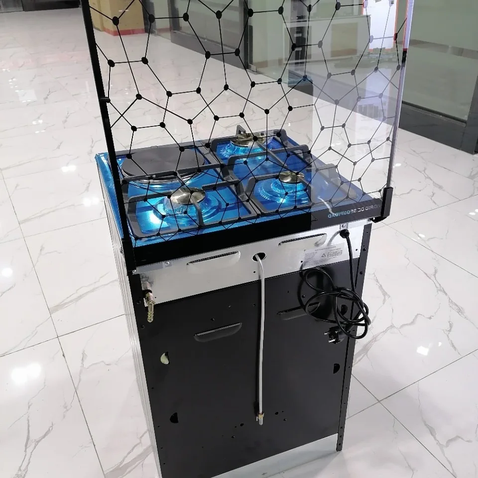 Dual-Purpose 550 Wide Vertical Conjoined Gas and Electric Stove Steel Gas Oven for Hotels