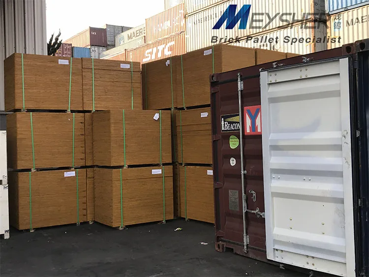 bamboo pallet & bamboo plywood for concrete block making machinery