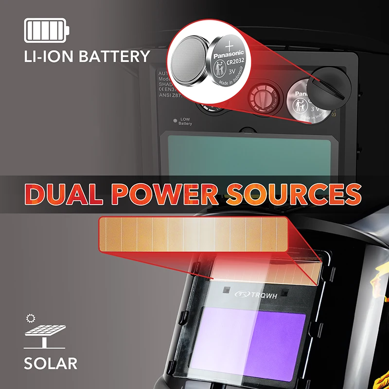 mig welder arc mig tig head mounted auto darkening welding helmet