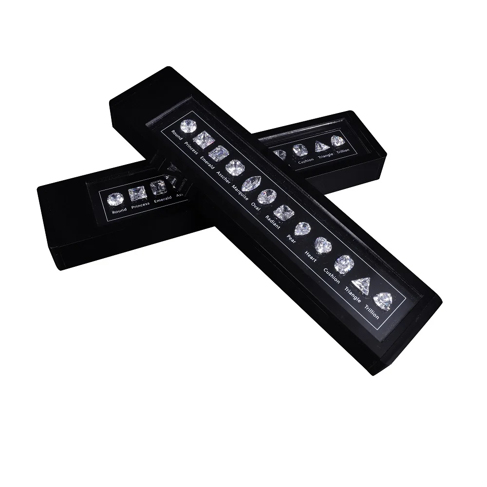 High quality Hand selected VVS Cubic Zircon Diamond Master Stone Diamond Sizes Comparison Set