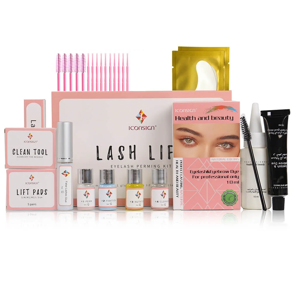Профессиональный набор Iconsign Lashlift и оттенков включая инструменты Полупостоянный оттенок ресниц