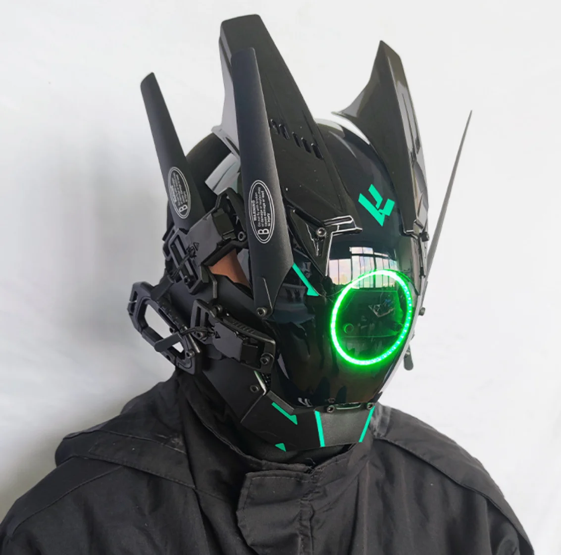 Amazing Robot Helmet Led Change Face Costumes Robotic Cosplay Costume Cosplay Suits DJ Show Event Park Helmet Mask