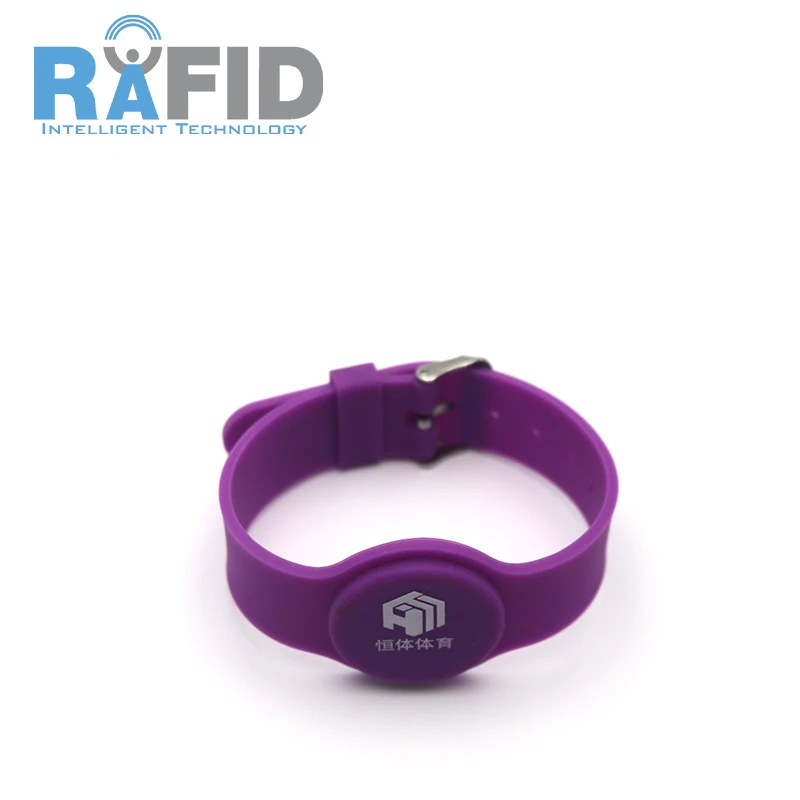 RAFID Children Tracking Wearing Soft Silicone RFID Wristband NFC Bracelet