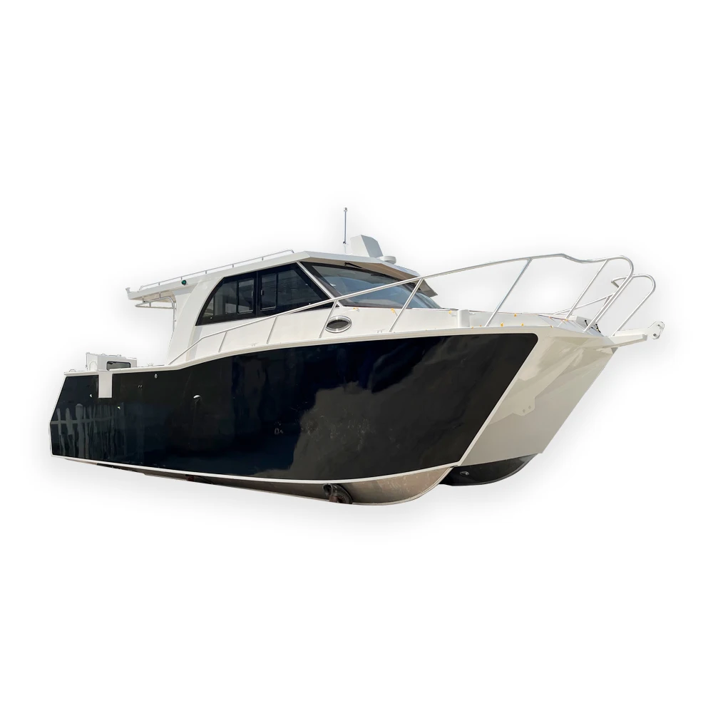 Aluminum Ocean Yacht Speed Boat 10m Catamaran Welded Aluminium Fishing Boat for sale
