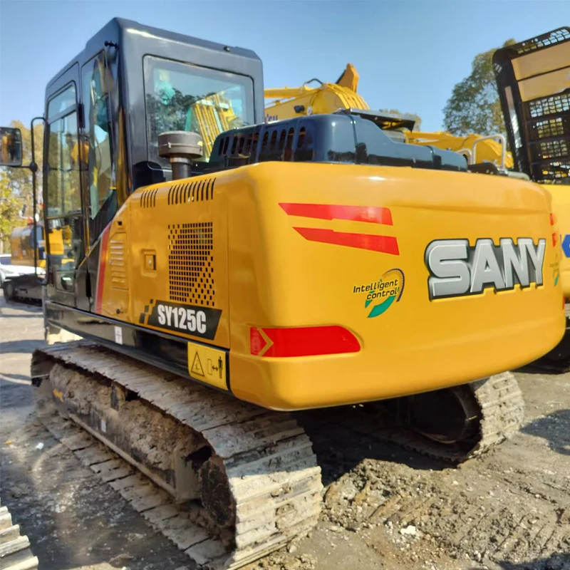 Chinese Used SANY 125 Excavator 12 Ton Construction Machine Used SY125 Excavator for Sale