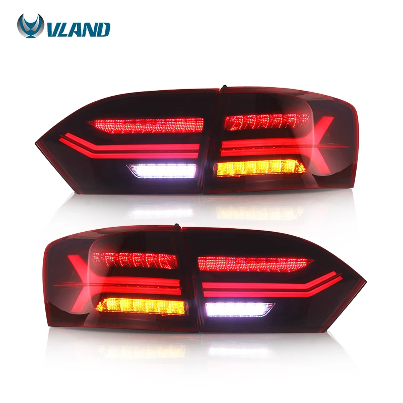 VLAND manufacturer for Jetta Mk6 taillight for 2011-2014 for JETTA LED tail lamp with moving turn signal wholesale price