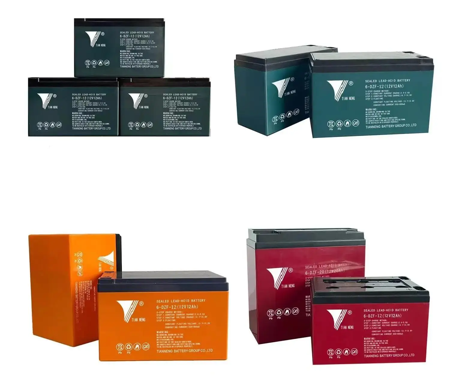 Lead-acid Batteries 60V 48V 20Ah 45Ah 52Ah for Electric Tricycle Cargo