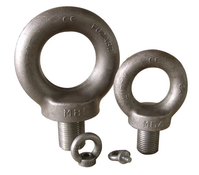 Jis b 1168 M14 M16 M18 Galvanized Steel Forged Anchor Eye Bolts