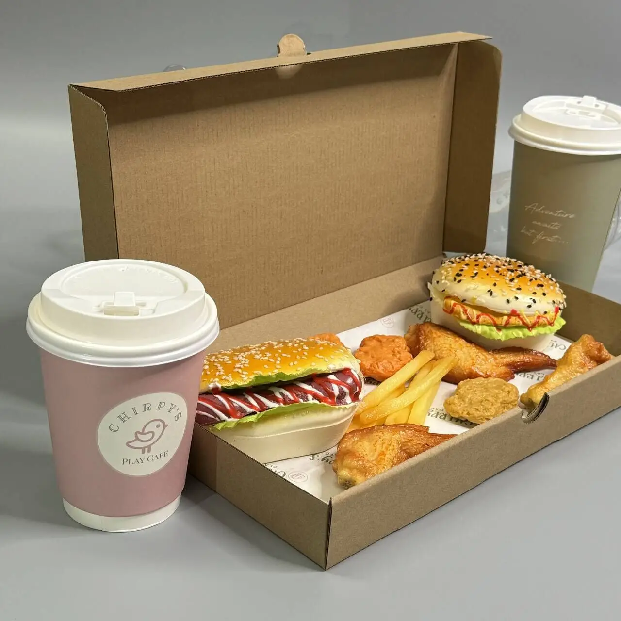 Hot Selling Recycled Brown Kraft Paper Food Grade Packaging high quality  Box Takeaway Food Lunch Box Custom Food Packaging