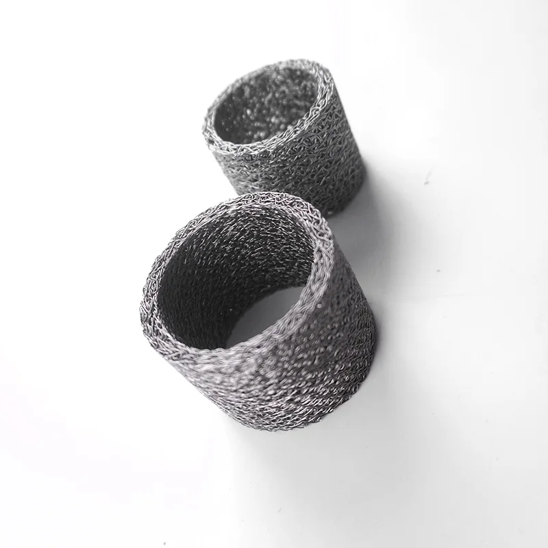 304 316 316L 904L 310S stainless steel knitted wire mesh gaskets for EMI/RFI shielding