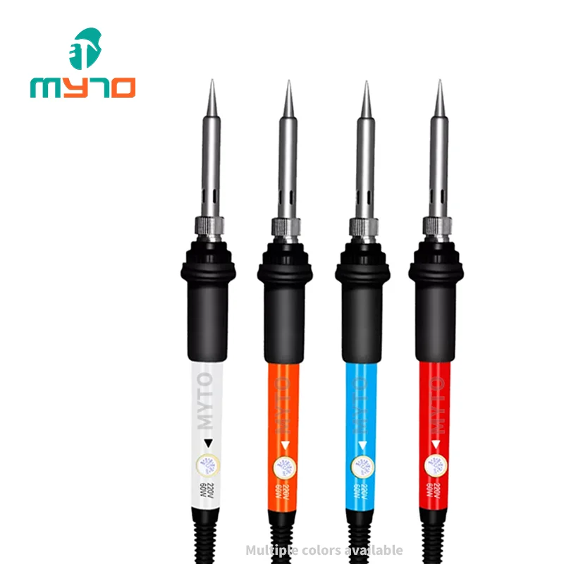 Myto 6 in 1 Thermostat electric iron Set 60W plastic handle soldering iron set