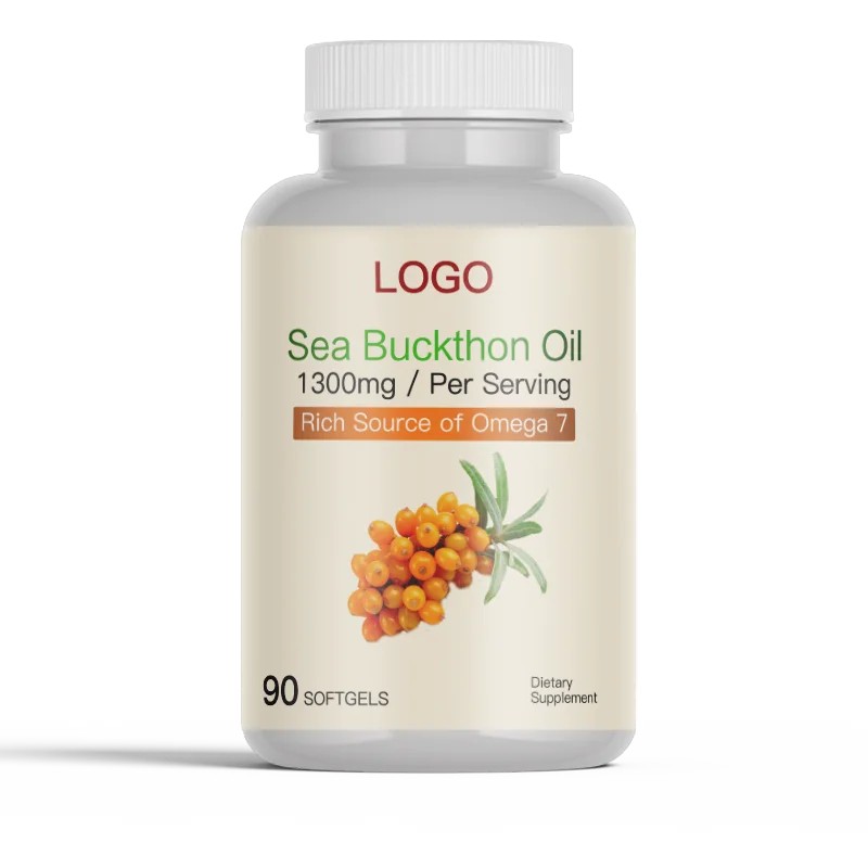 OEM Healthcare Supplement Sea Buckthorn Oil Capsules Omega 3 6 9softgel