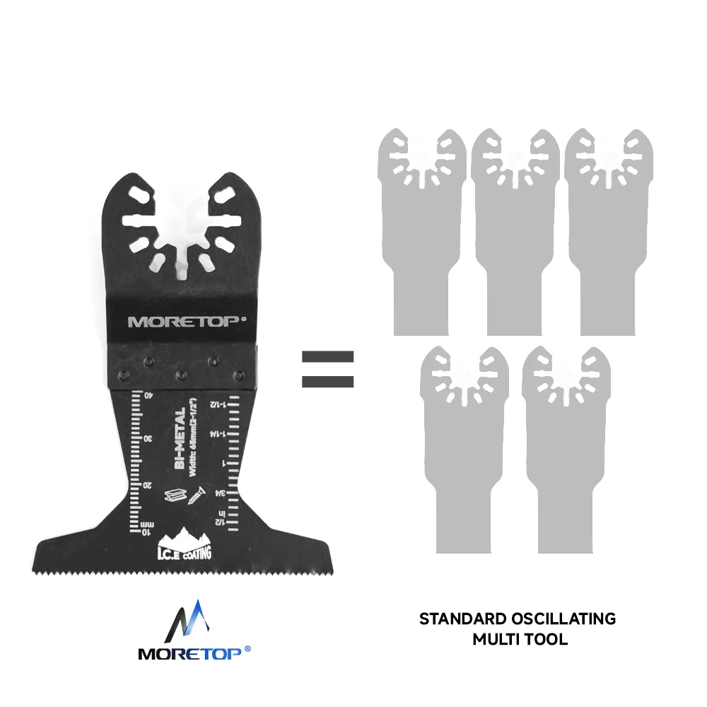 ICE coating Quick Release bi metal Oscillating Saw Blade For Wood Cutting Metal Multi Tool Blades