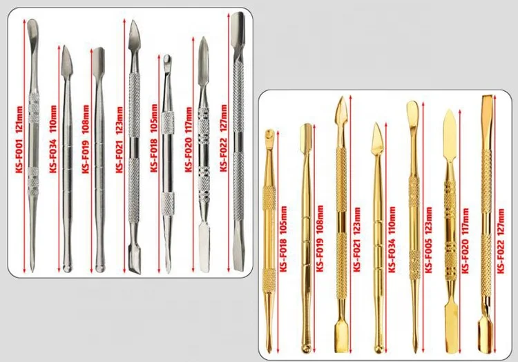 Custom 6 Pieces Rainbow Color Quality Pottery Clay Trimming Sculpting Tools Set with Silicone Container