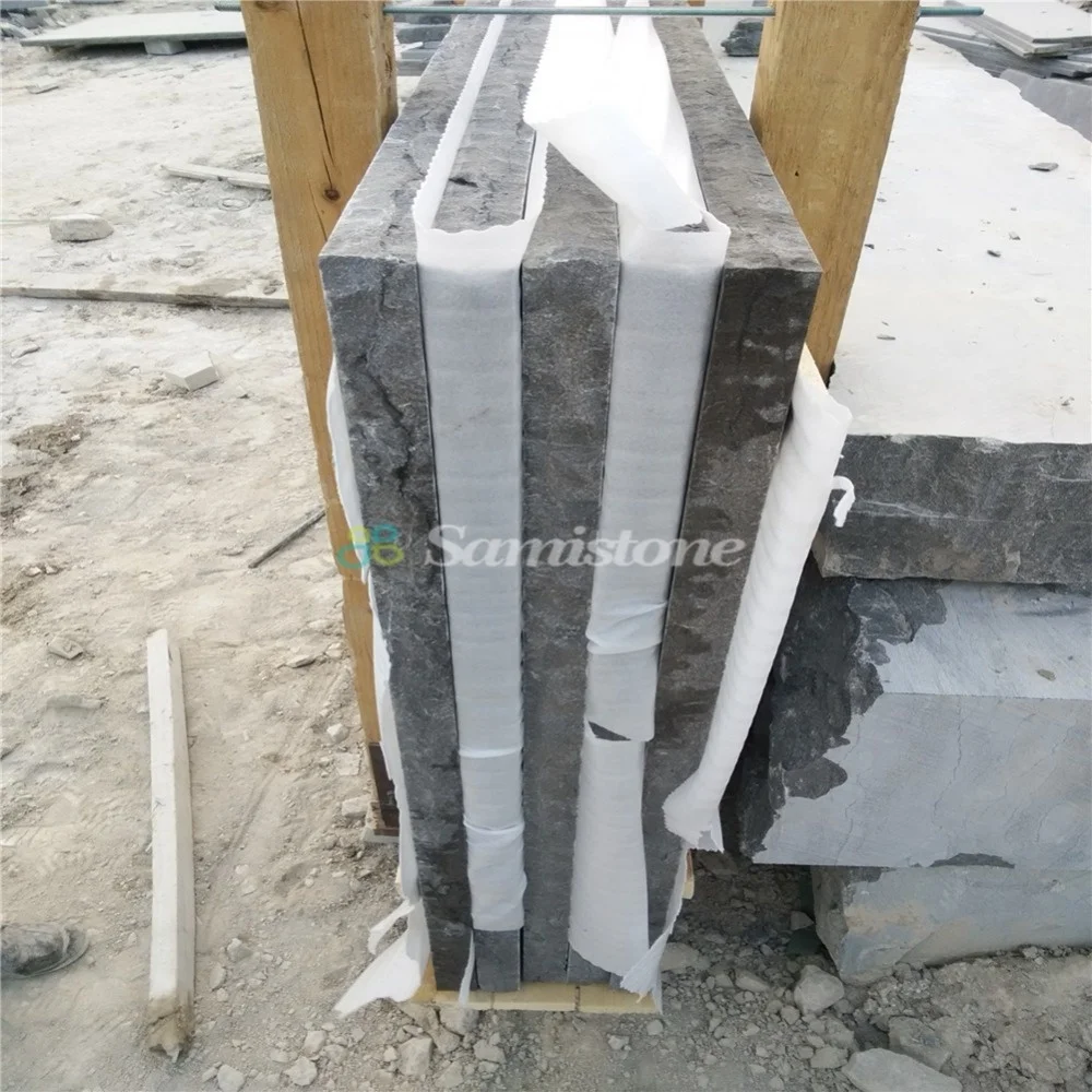Samistone Blue Limestone Slab Natural Bluestone Slabs for Outdoor