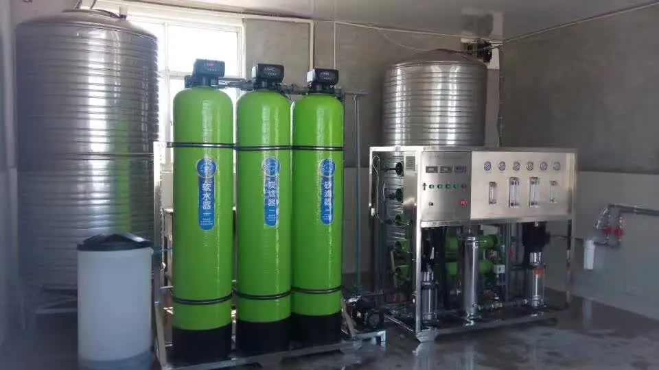 1000LPH Purification System Filters Reverse Osmosis Water Ro Plant Drinking Water Treatment Machinery