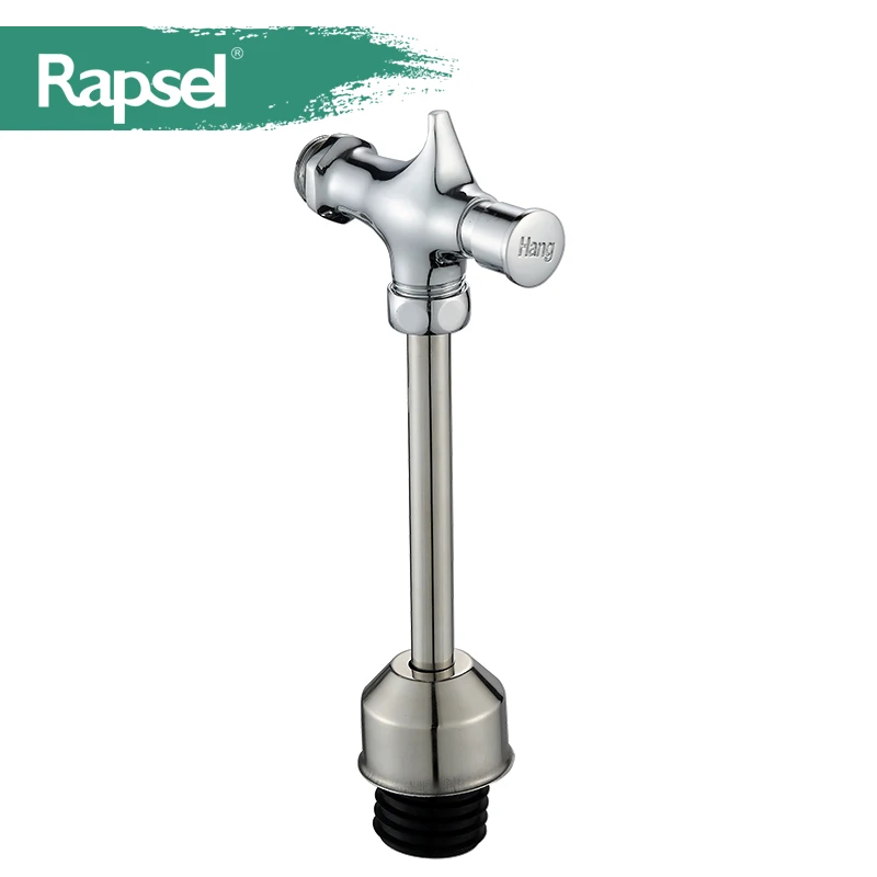ware fitting in wall chromed polished time delay button urinal button flush valves