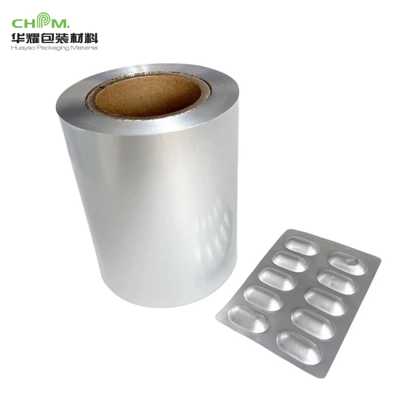 Chinese Manufacturer Pharmaceutical Use Coated Aluminum Foil Blister Packaging for Tablet Packing